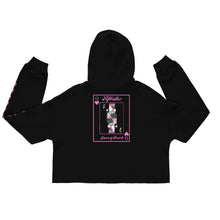 Load image into Gallery viewer, Fly Queen of Hearts Crop Hoodie
