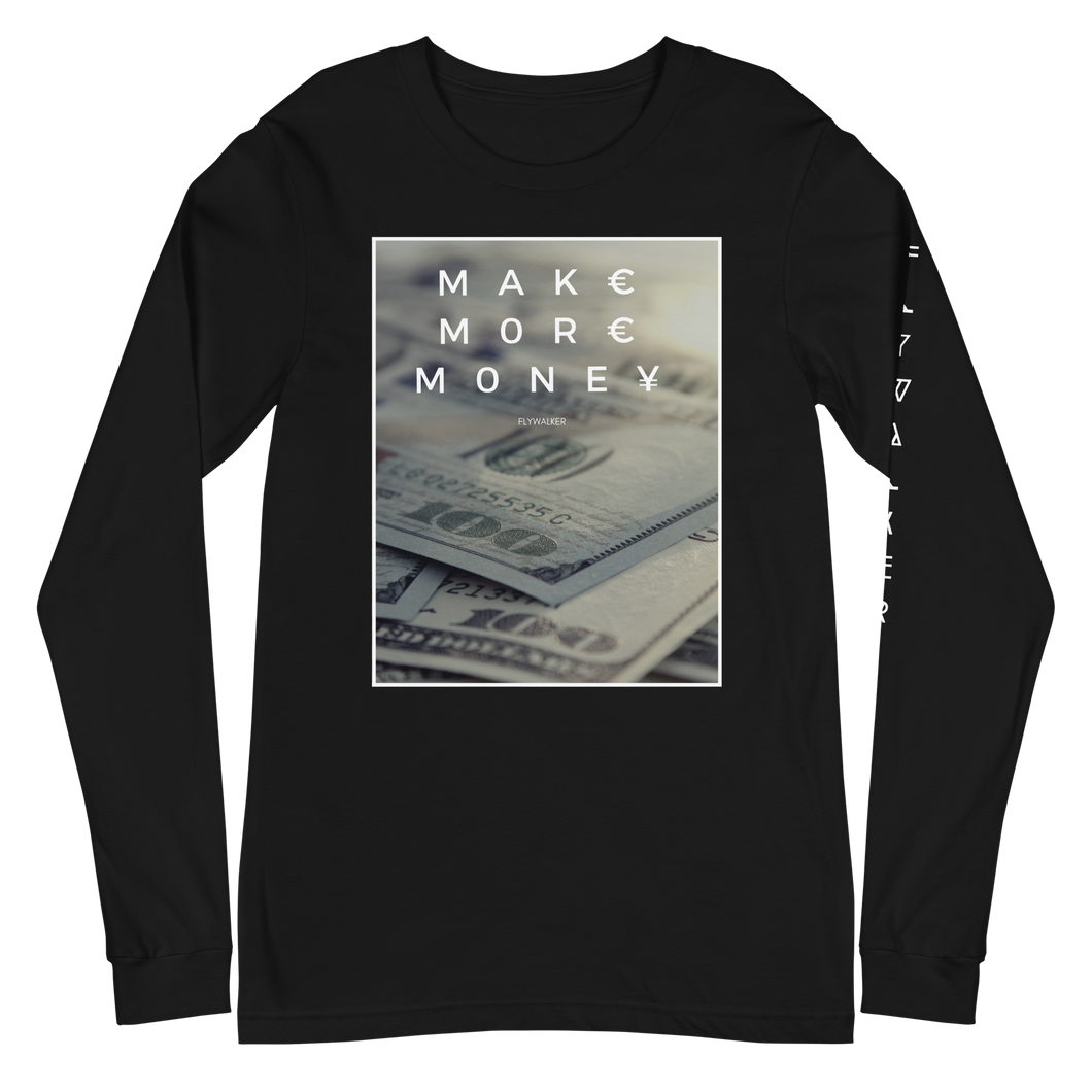 Make More Money Long Sleeve Black