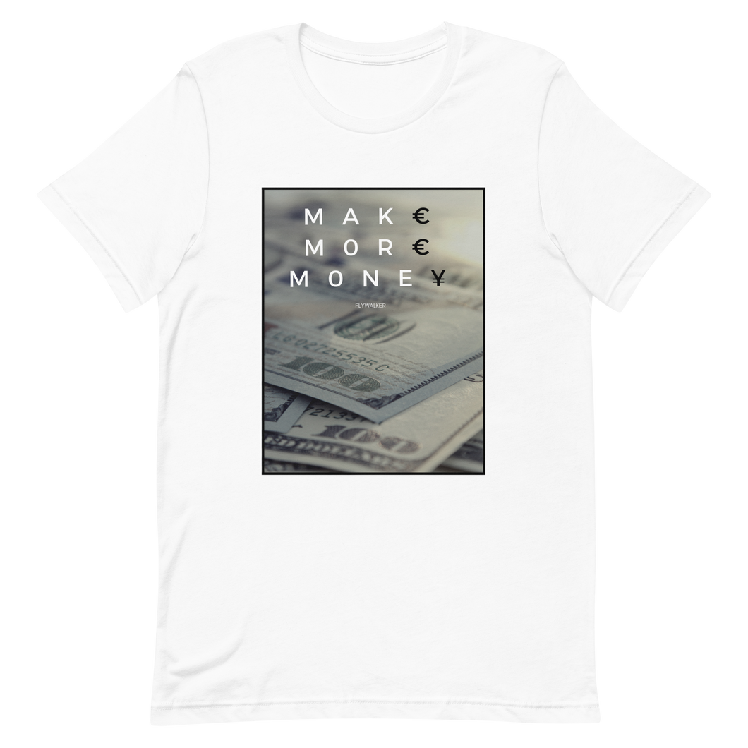 Make More Money Tee White