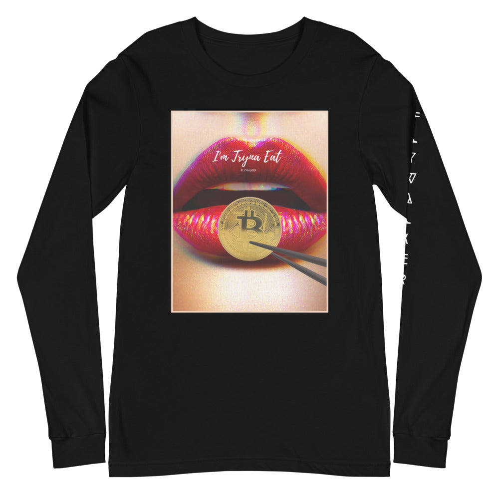 Tryna Eat Long Sleeve Black