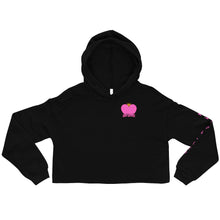 Load image into Gallery viewer, Fly Queen of Hearts Crop Hoodie
